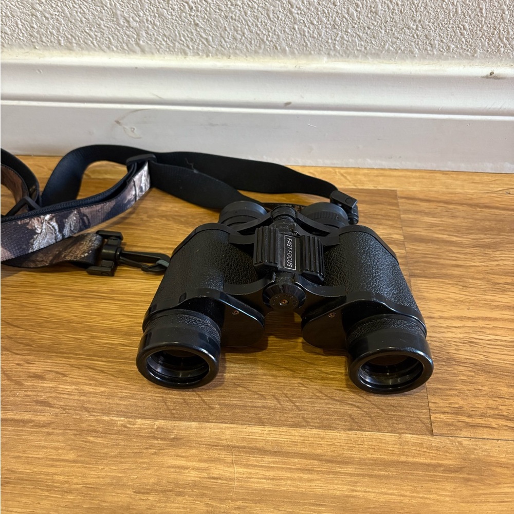 Black Binoculars with Strap